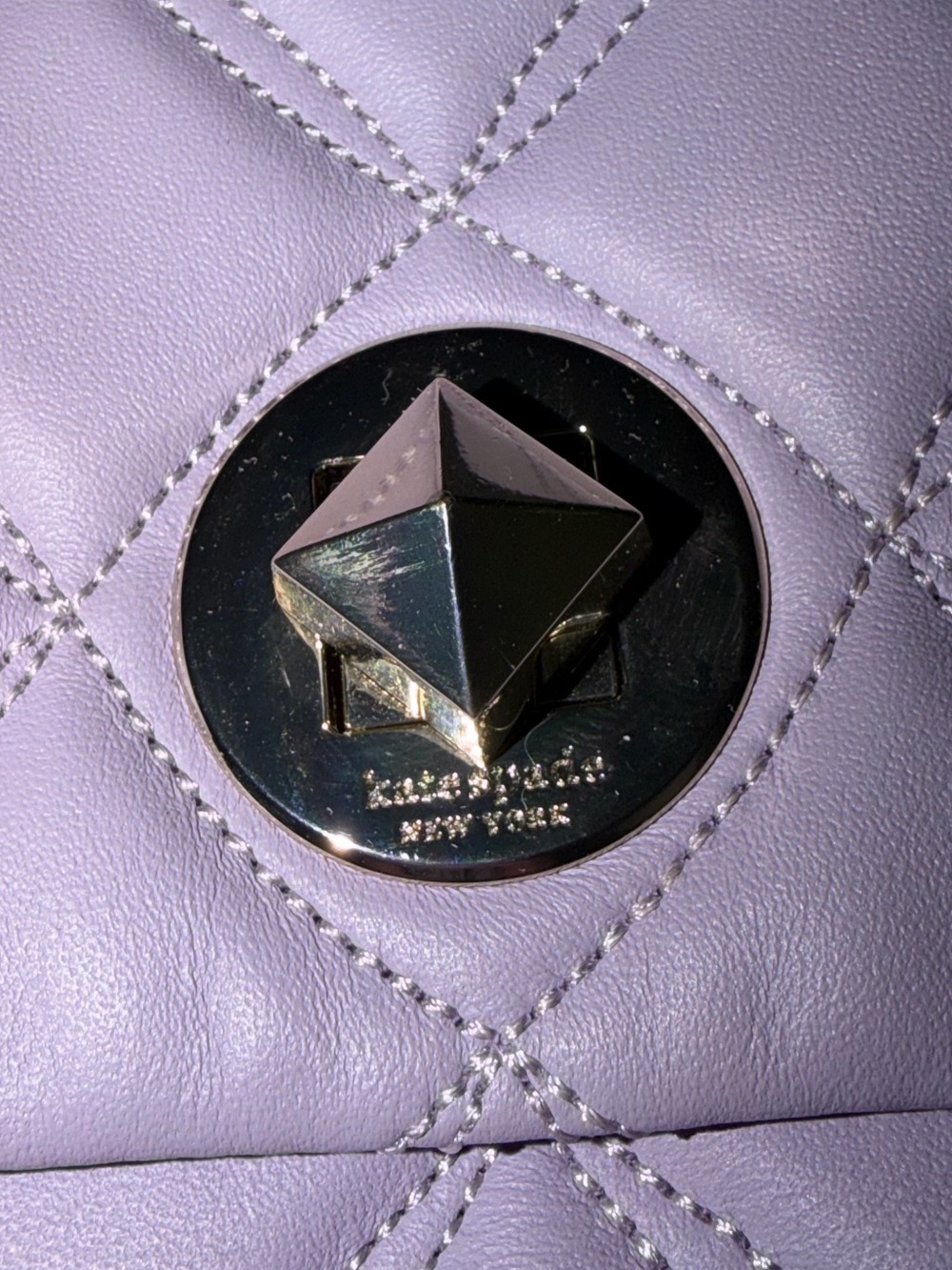 kate spade Lavender Quilted Chain Shoulder Bag - Picture 3 of 9